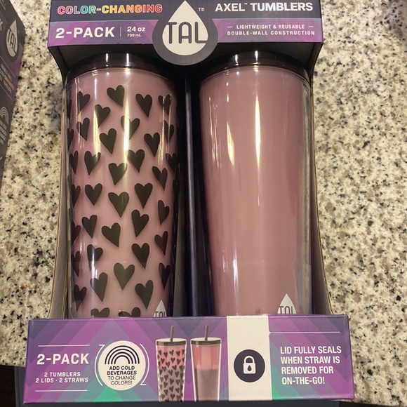 Color changing axel tumblers 2 pack - Picture 2 of 2